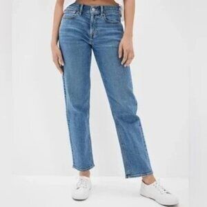 American Eagle Women's 90's Straight Jeans Blue Size 0